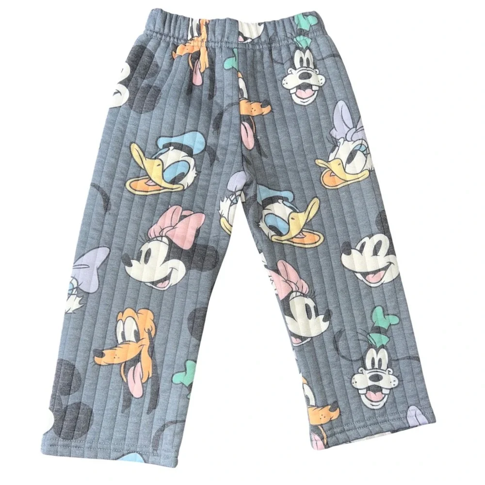 Minnie Mouse Girls Pajama Pants Size 3T‎ Gray Character Sleepwear